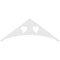 Ekena Millwork Pitch Winston Architectural Grade PVC Gable Pediment, 72"W x 27"H x 1"P (9/12) GPP072X027X100WIN - alternate 4